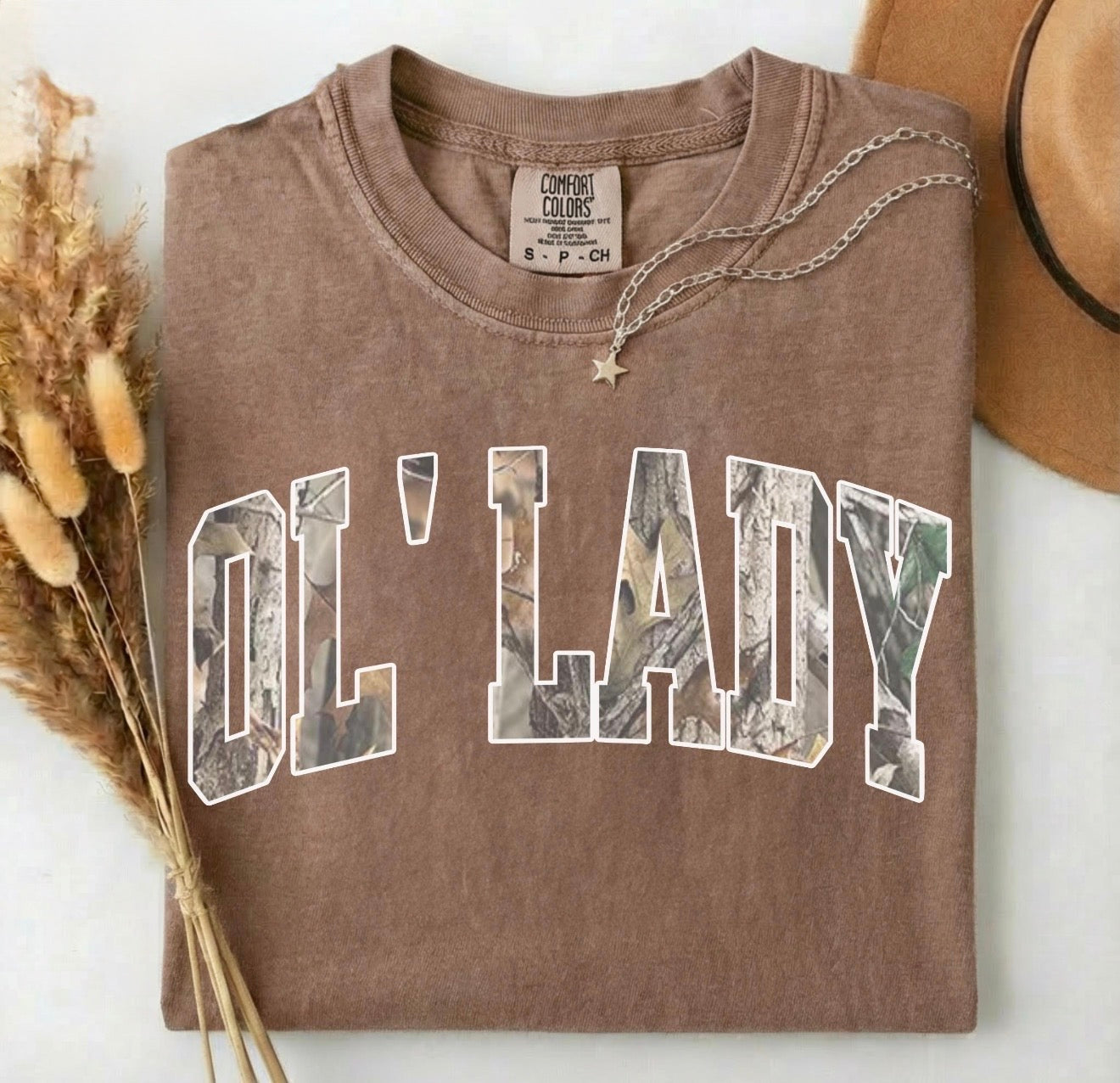 Camo Ol' Lady T-Shirt